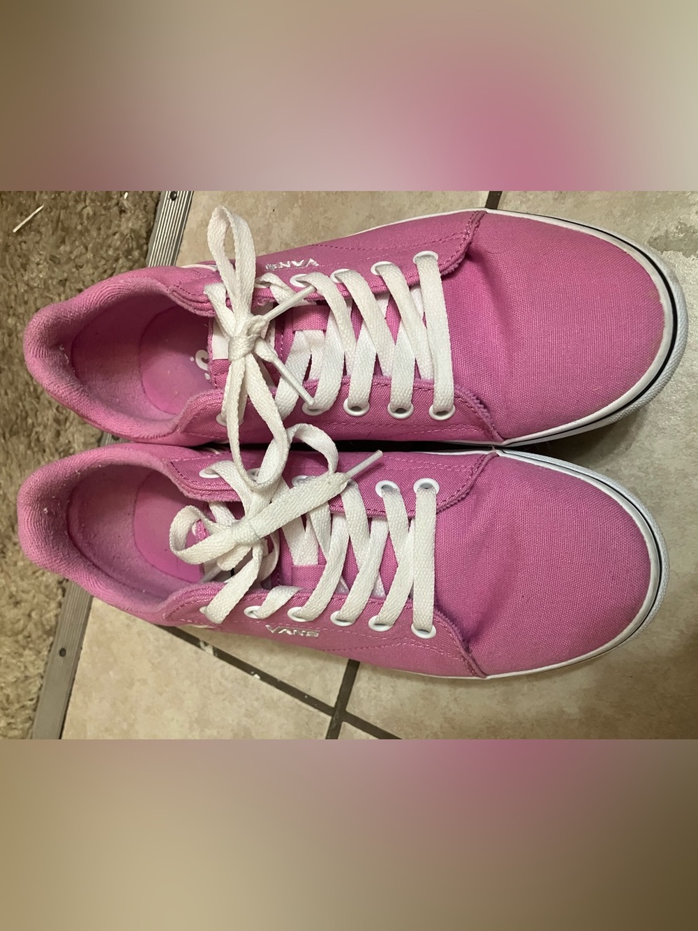 Pink Platform Vans - Picture 2 of 8